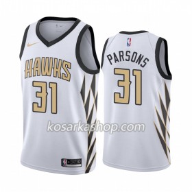Dres Atlanta Hawks Chandler Parsons 31 Nike 2019-20 Bijela City Edition Swingman